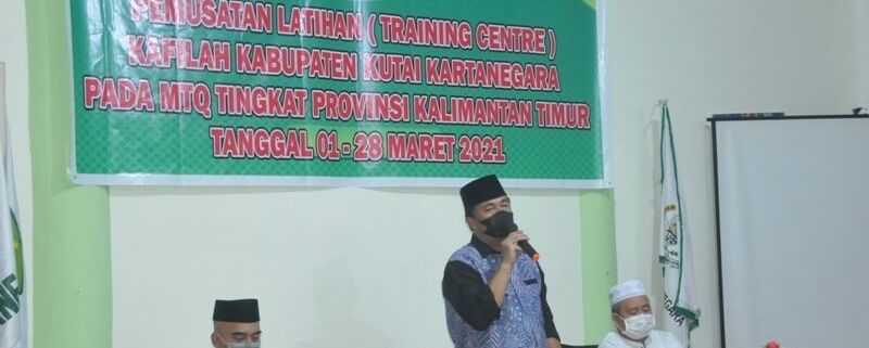 Sunggono Buka TC Kafilah Kukar Persiapan Menuju MTQ Kaltim Ke 42